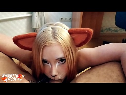 ❤️ Kitsune 吞下 迪克 和 暨 在 她的 嘴 ❤️❌ 色情 在我們 ﹏